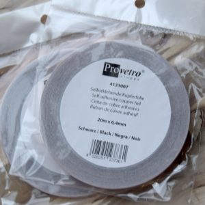 Provetro zelfklevende folie (dun) koper/koper 12,7 mm