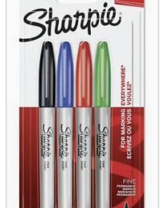 Sharpie set 4 kleuren  2mm stift
